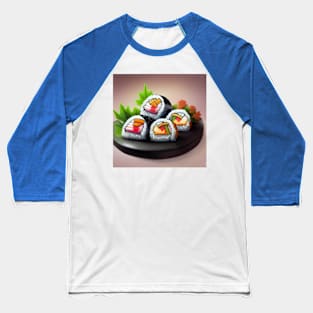 Kawaii Anime Sushi Baseball T-Shirt